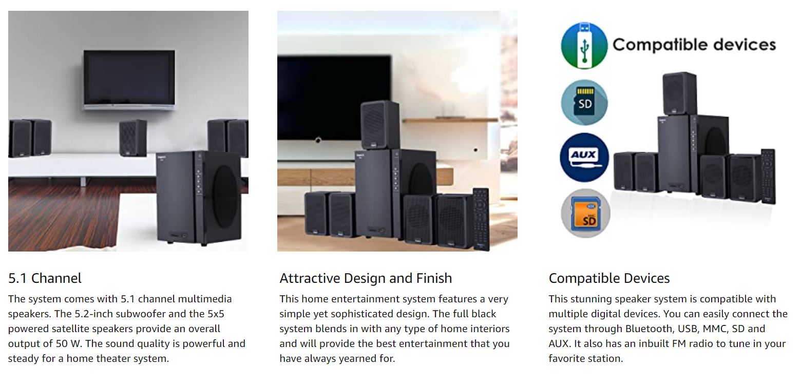 impex brio 5.1 home theater