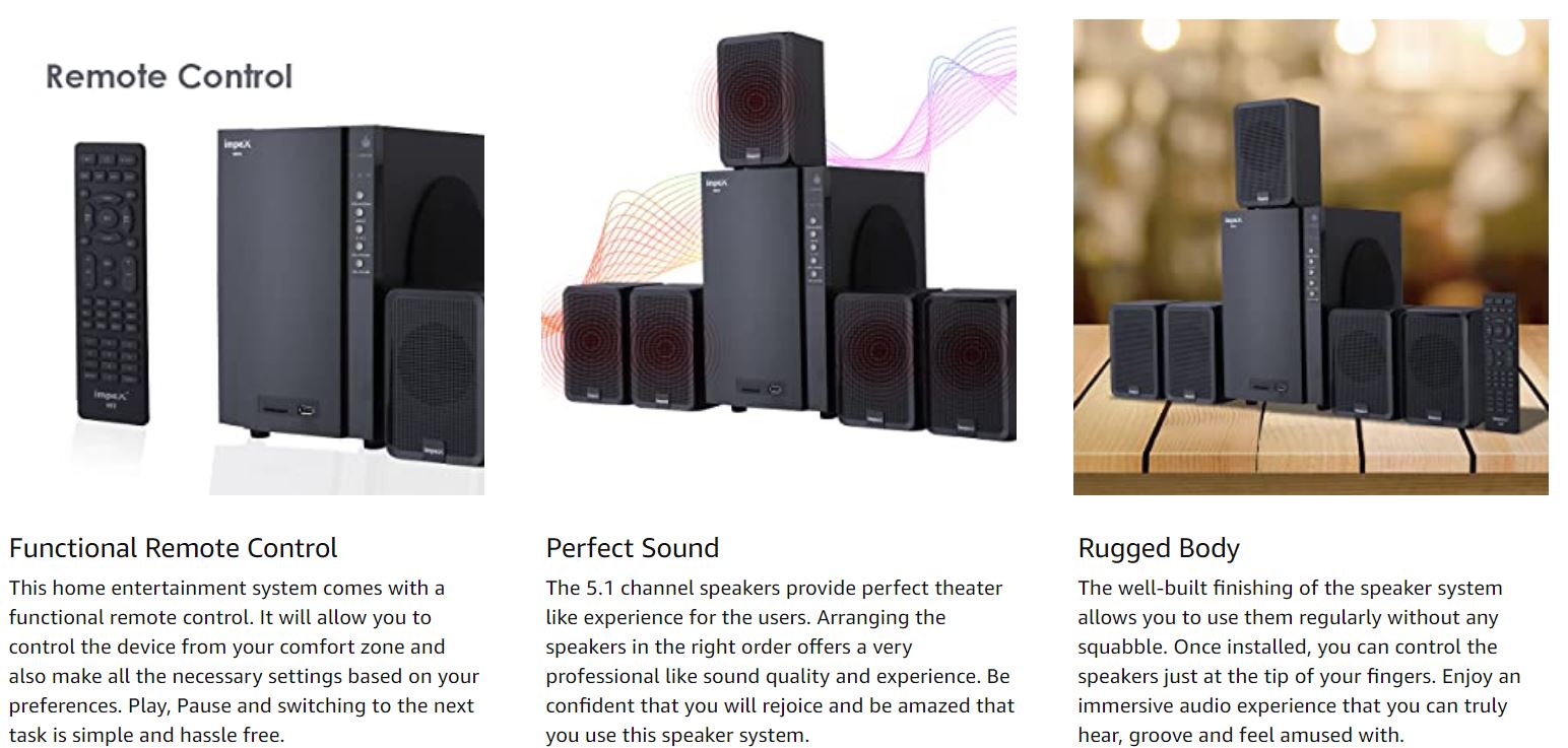 impex brio 5.1 home theater